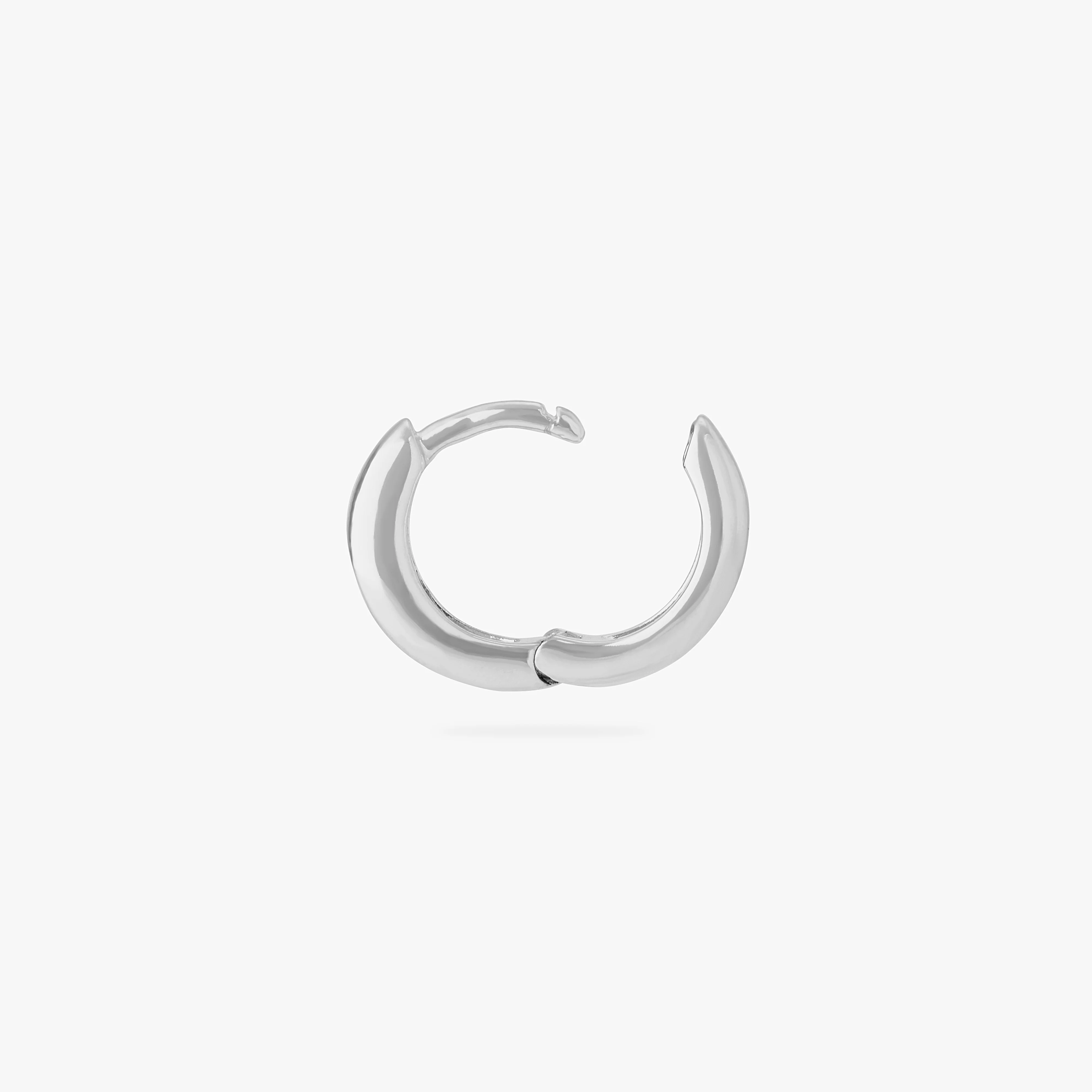 150-chunky-pear-cz-huggie-7.webp Chunky Pear CZ Huggie