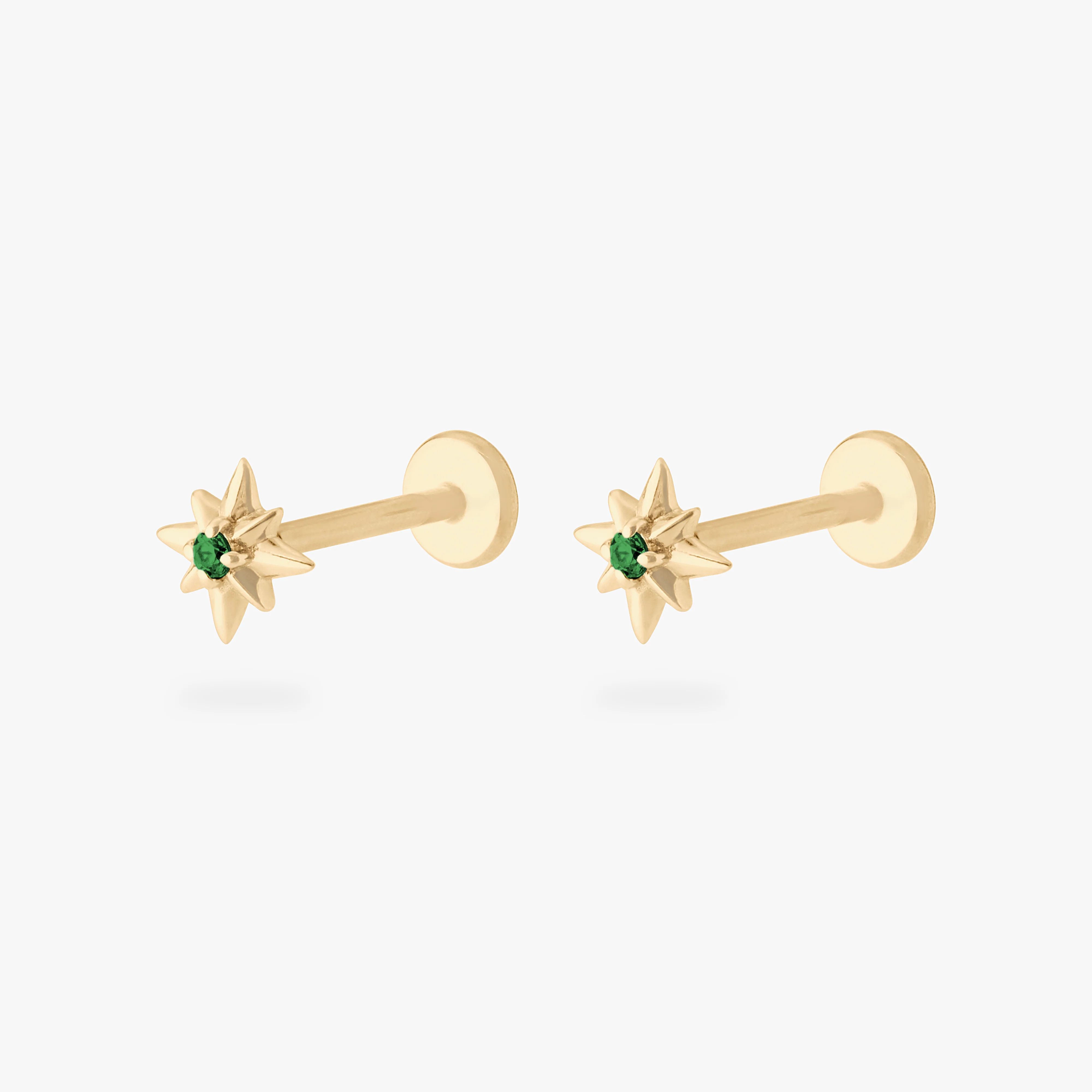 201-14k-twinkle-star-flatback-stud-11.webp 14K Twinkle Star Flatback Stud