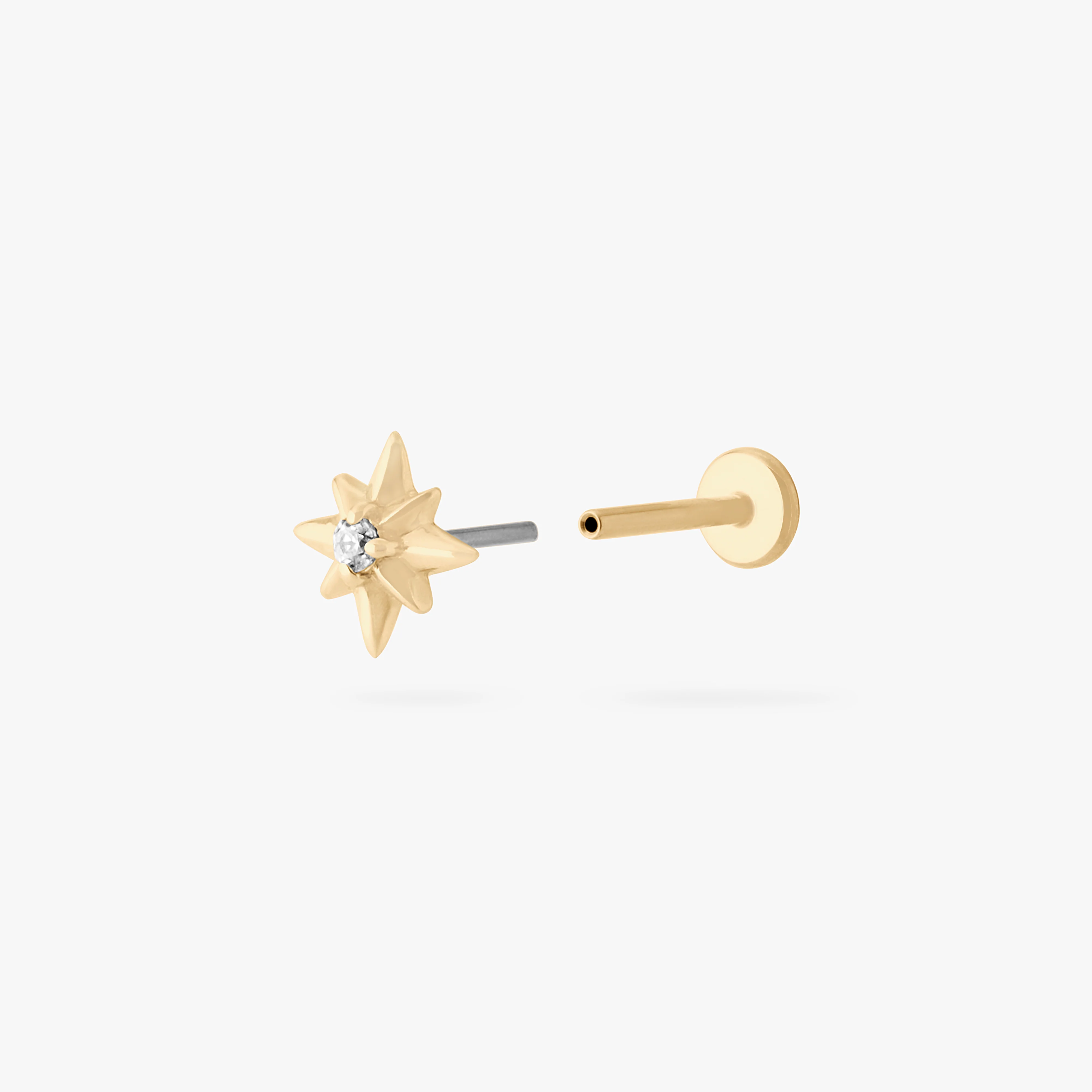 201-14k-twinkle-star-flatback-stud-3.webp 14K Twinkle Star Flatback Stud