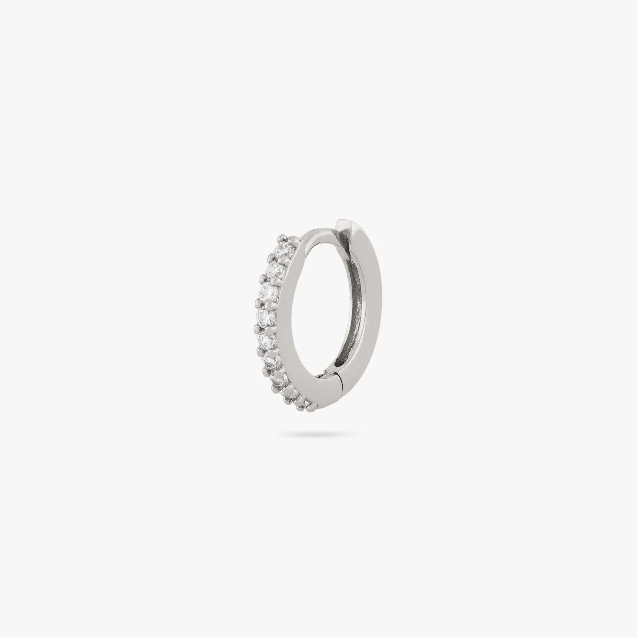 Mini Pave Huggie