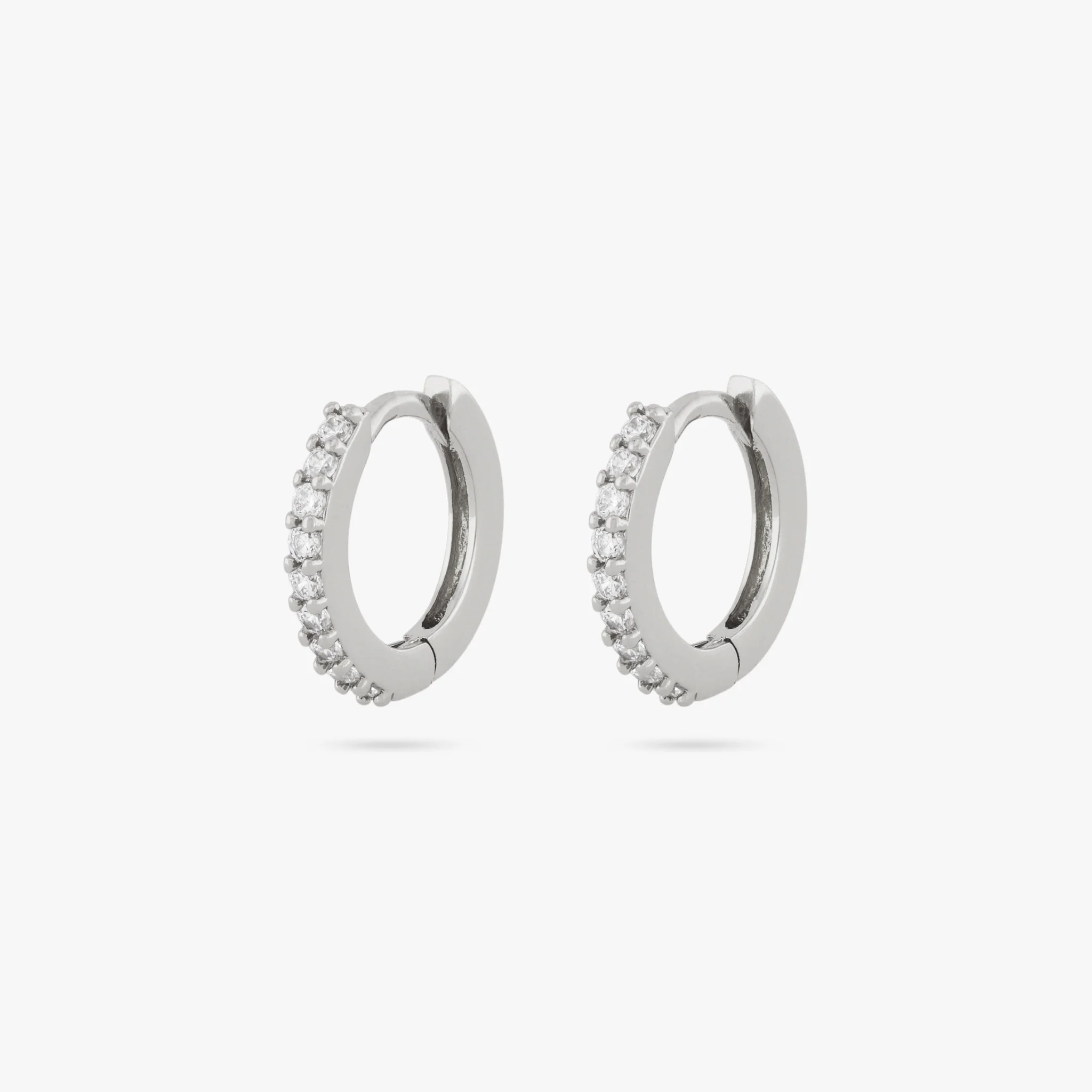 Mini Pave Huggie