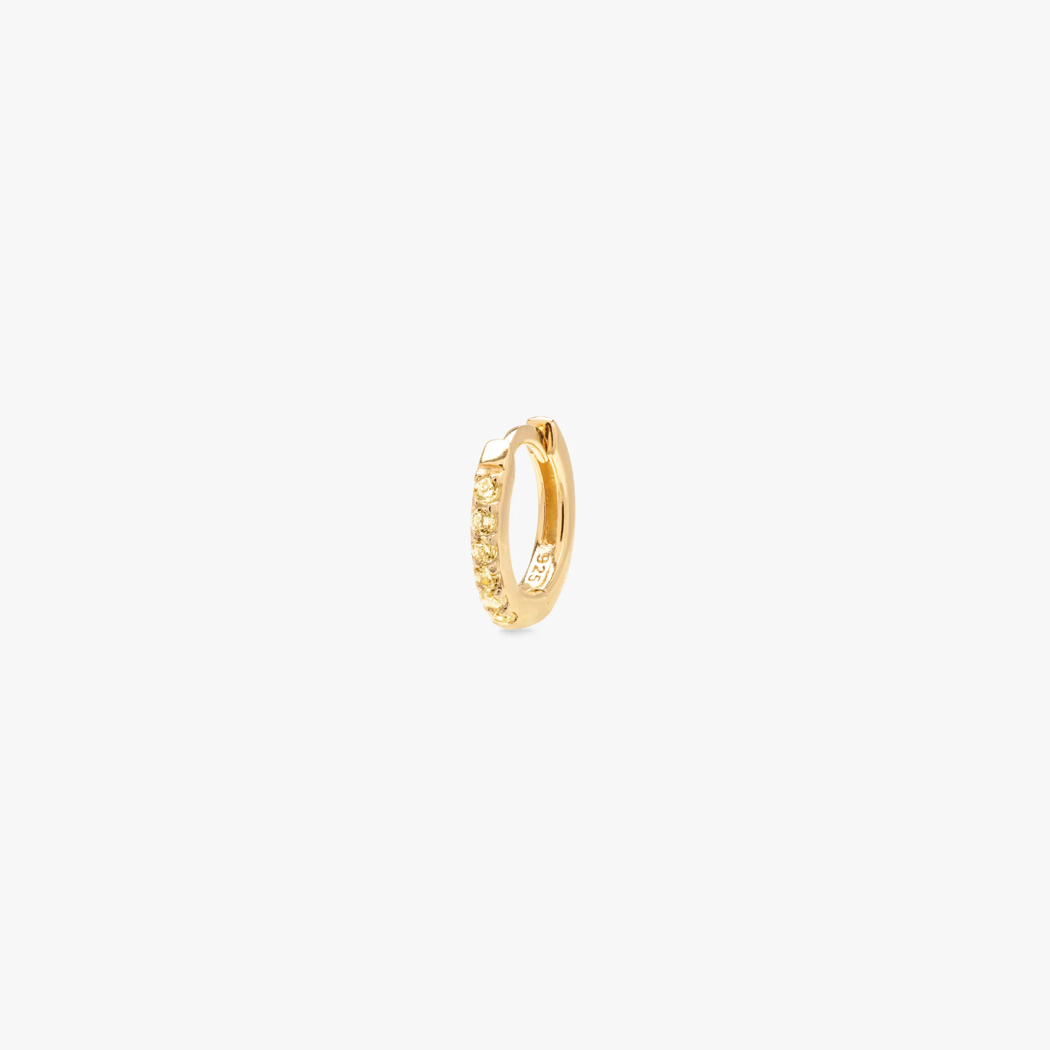 Mini Pave Huggie