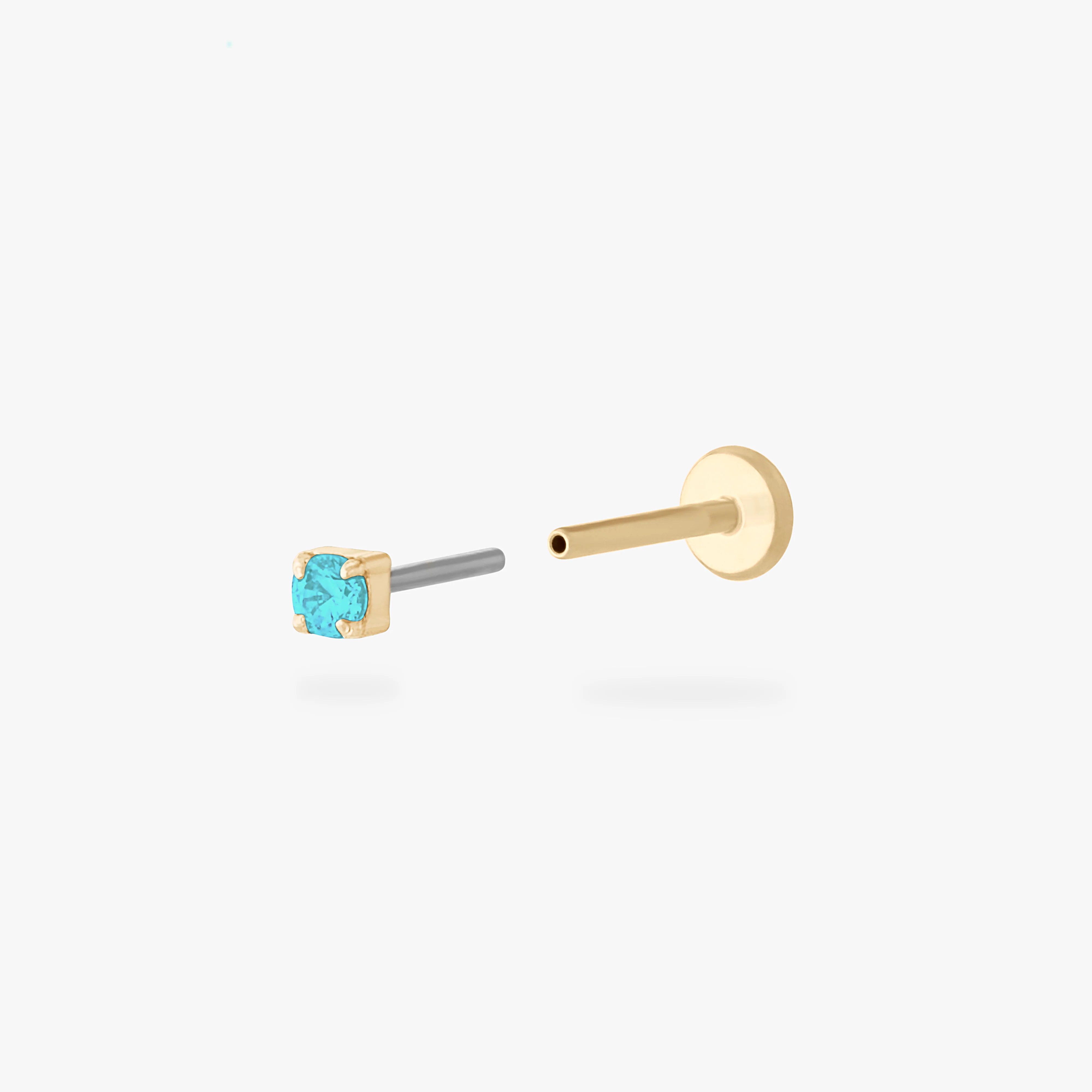 Micro CZ Flatback Stud