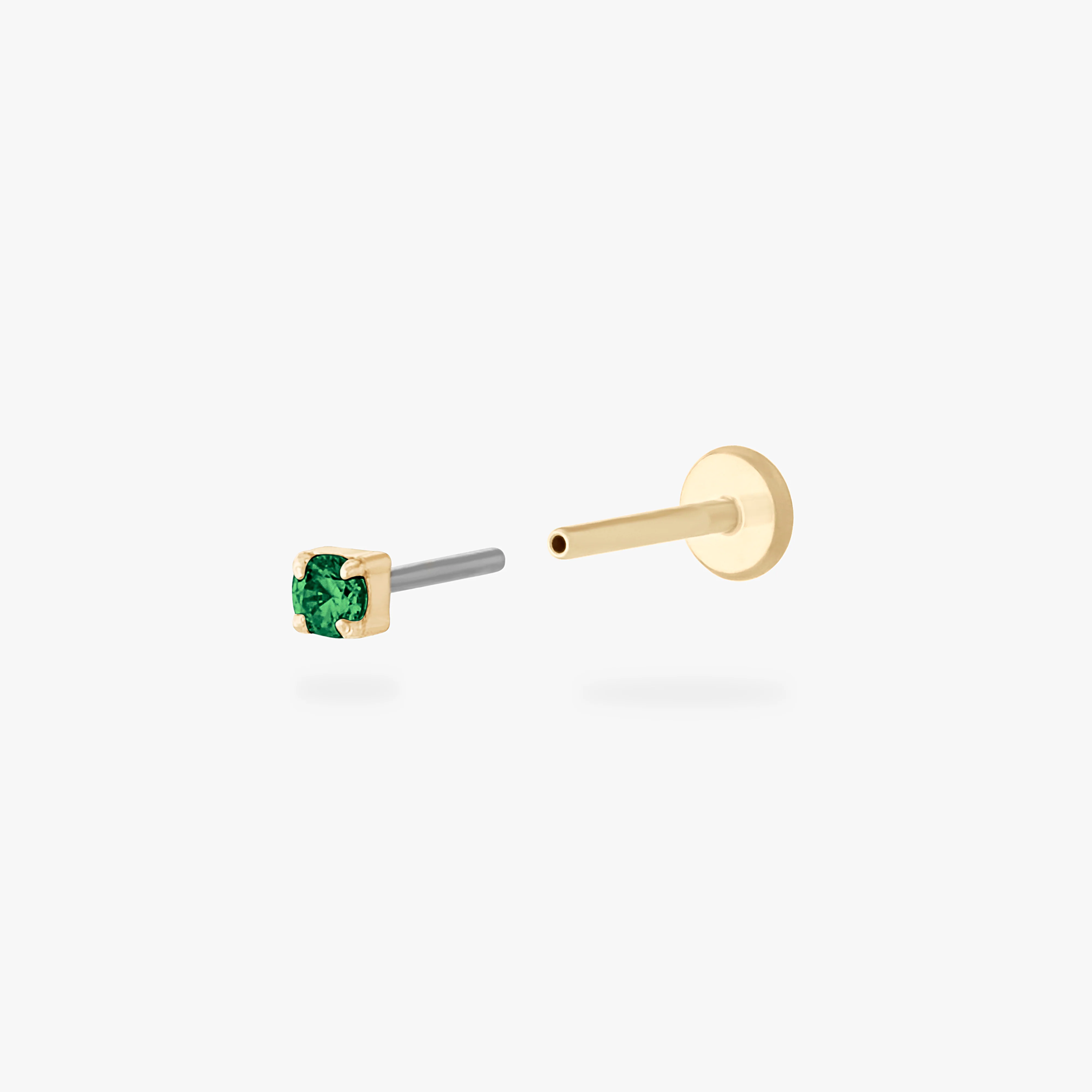 Micro CZ Flatback Stud
