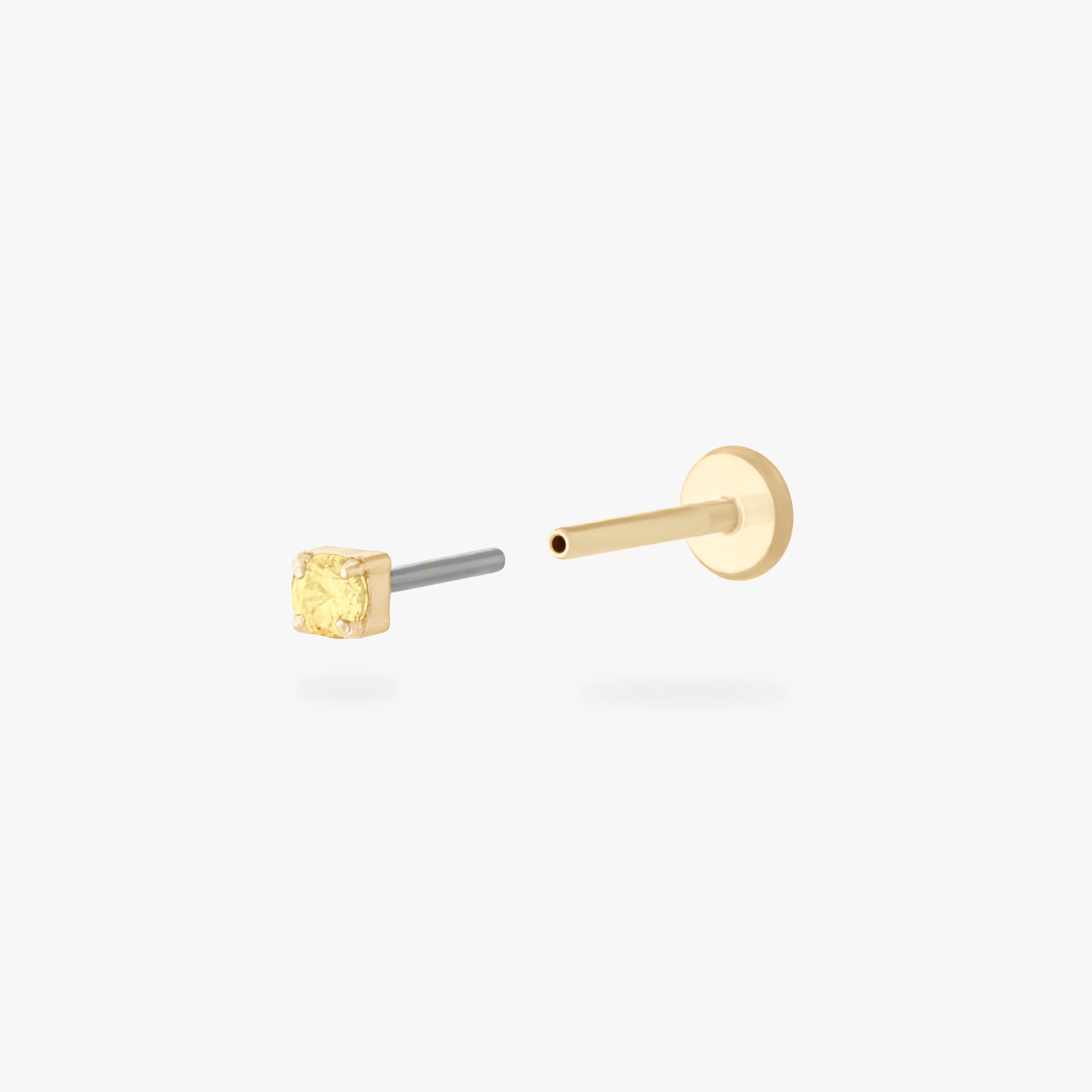 Micro CZ Flatback Stud