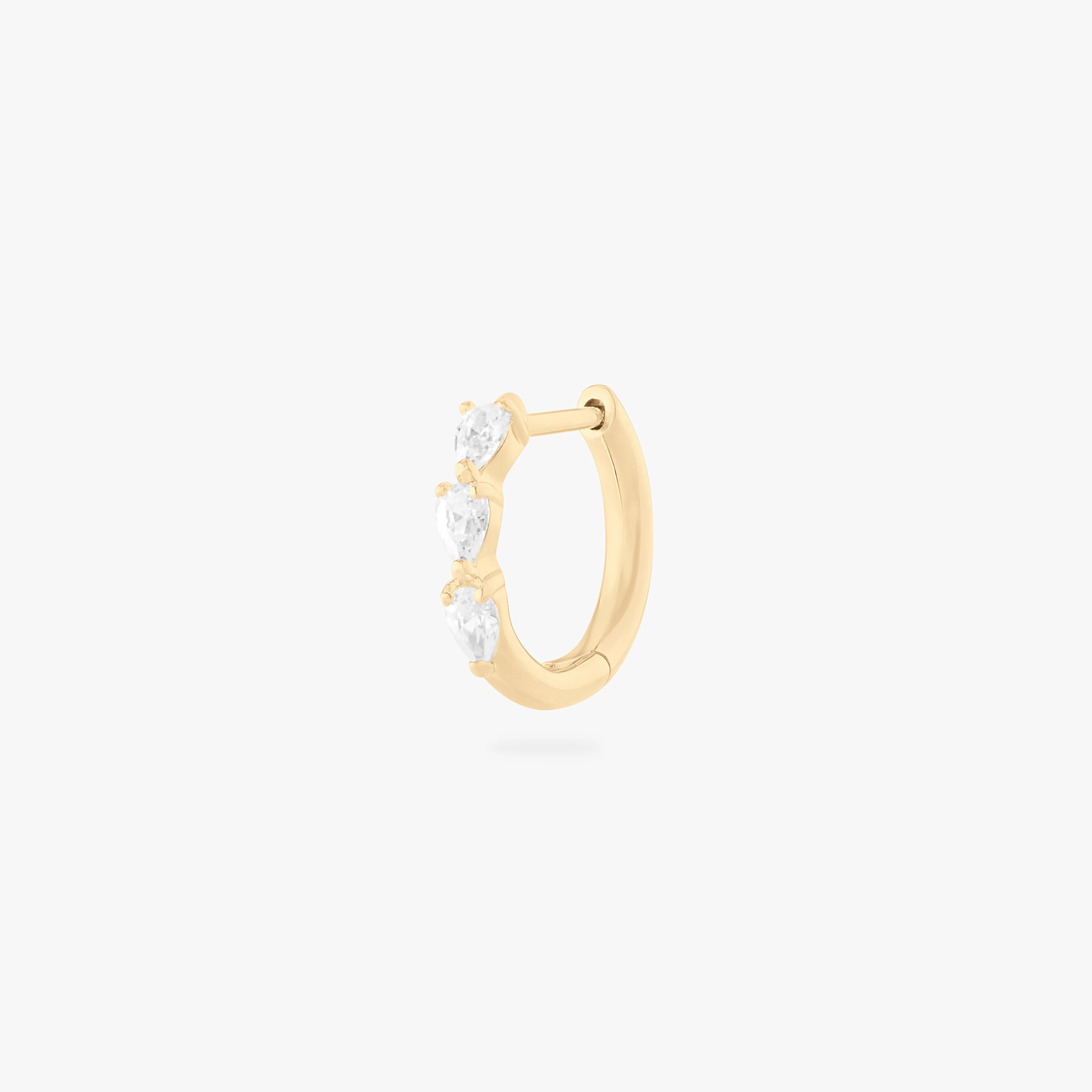 249-mini-pave-pear-huggie-1.webp Mini Pave Pear Huggie