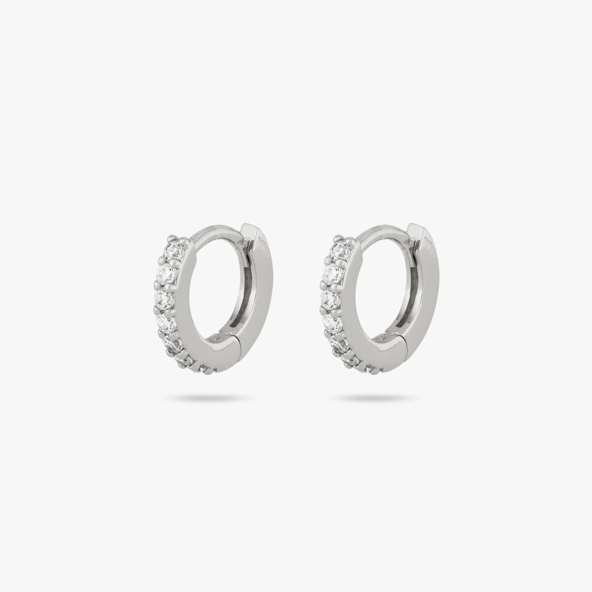 Micro Pave Huggie