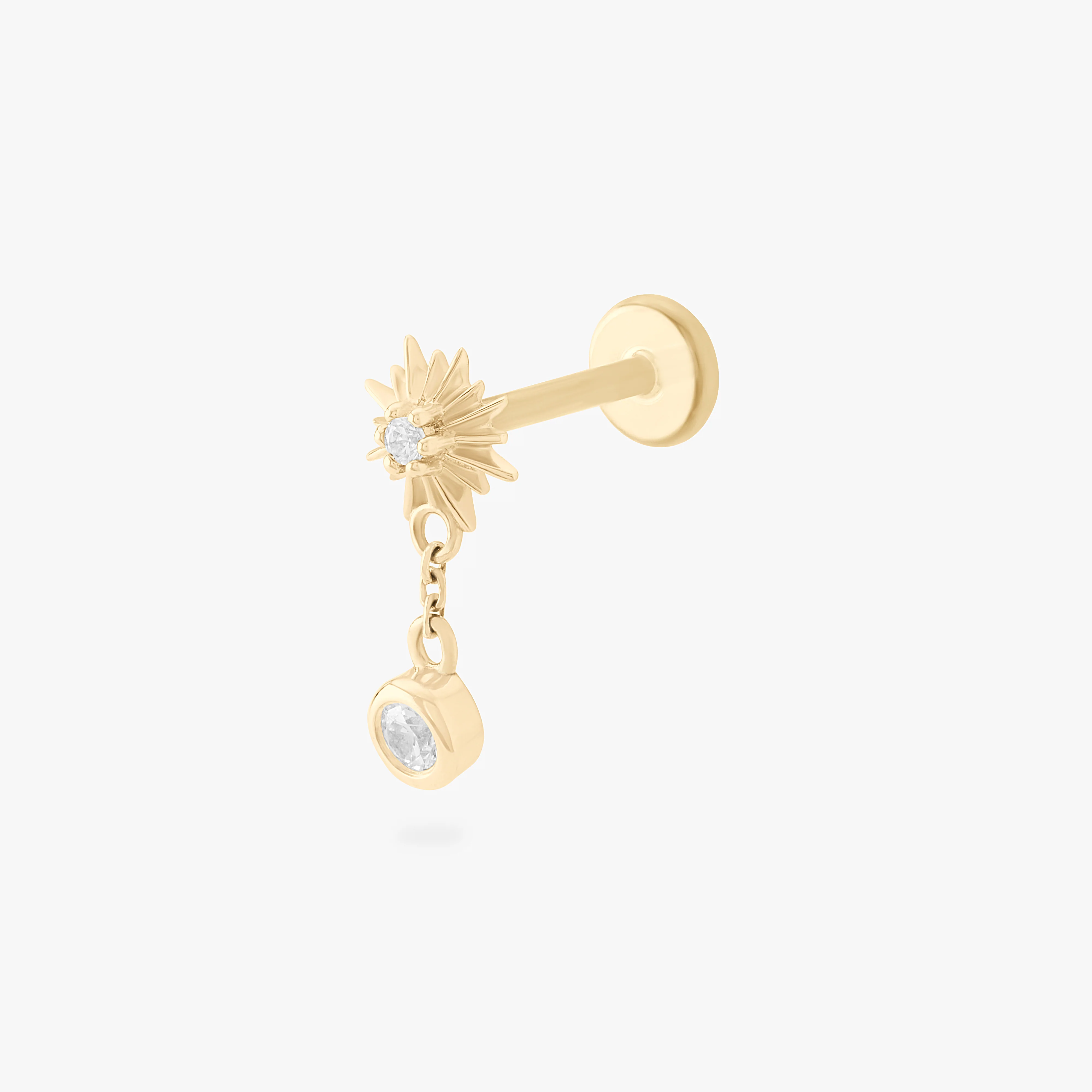 339-14k-twinkle-dangle-flatback-stud-1.webp 14K Twinkle Dangle Flatback Stud