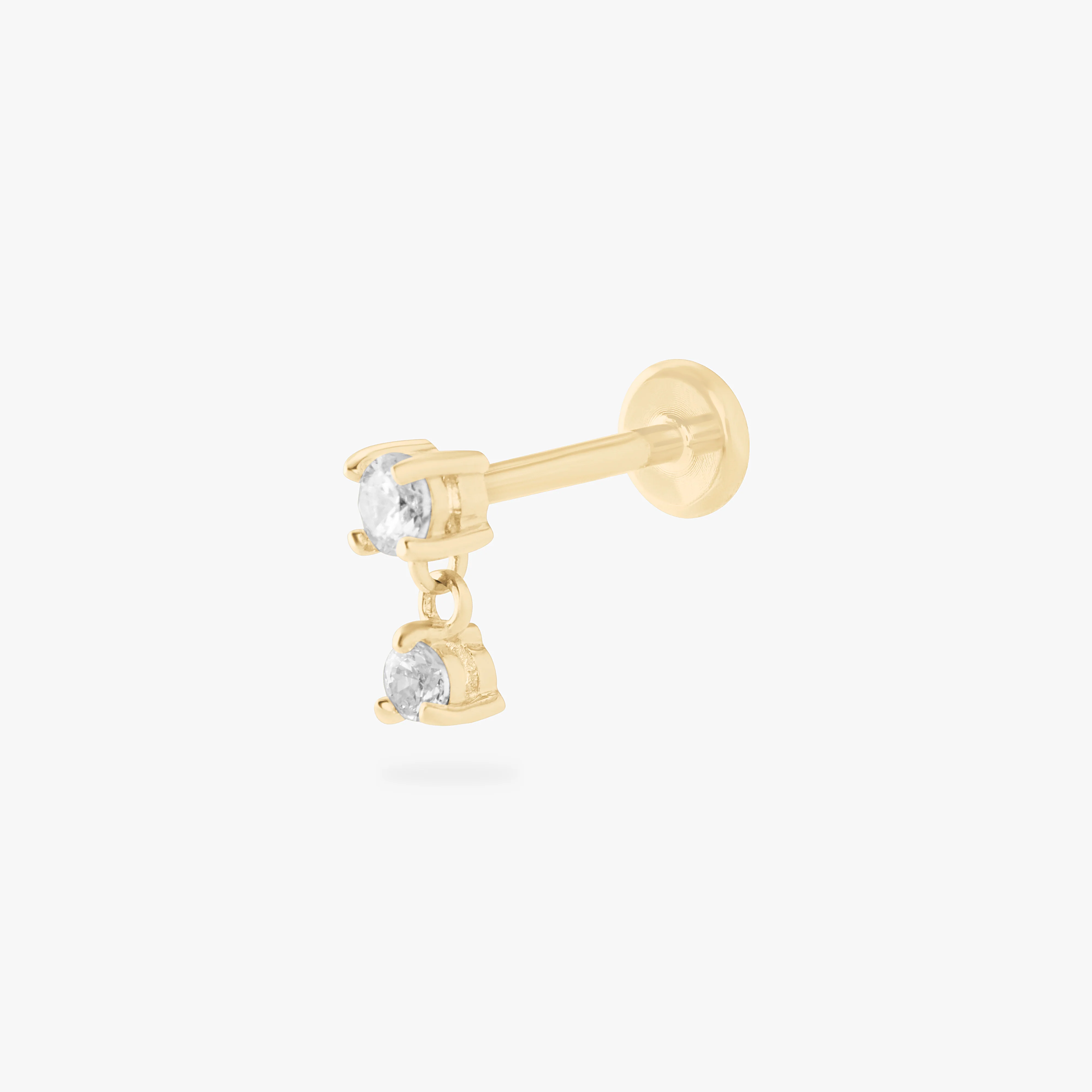 349-14k-cz-dangle-flatback-1.webp 14K CZ Dangle Flatback