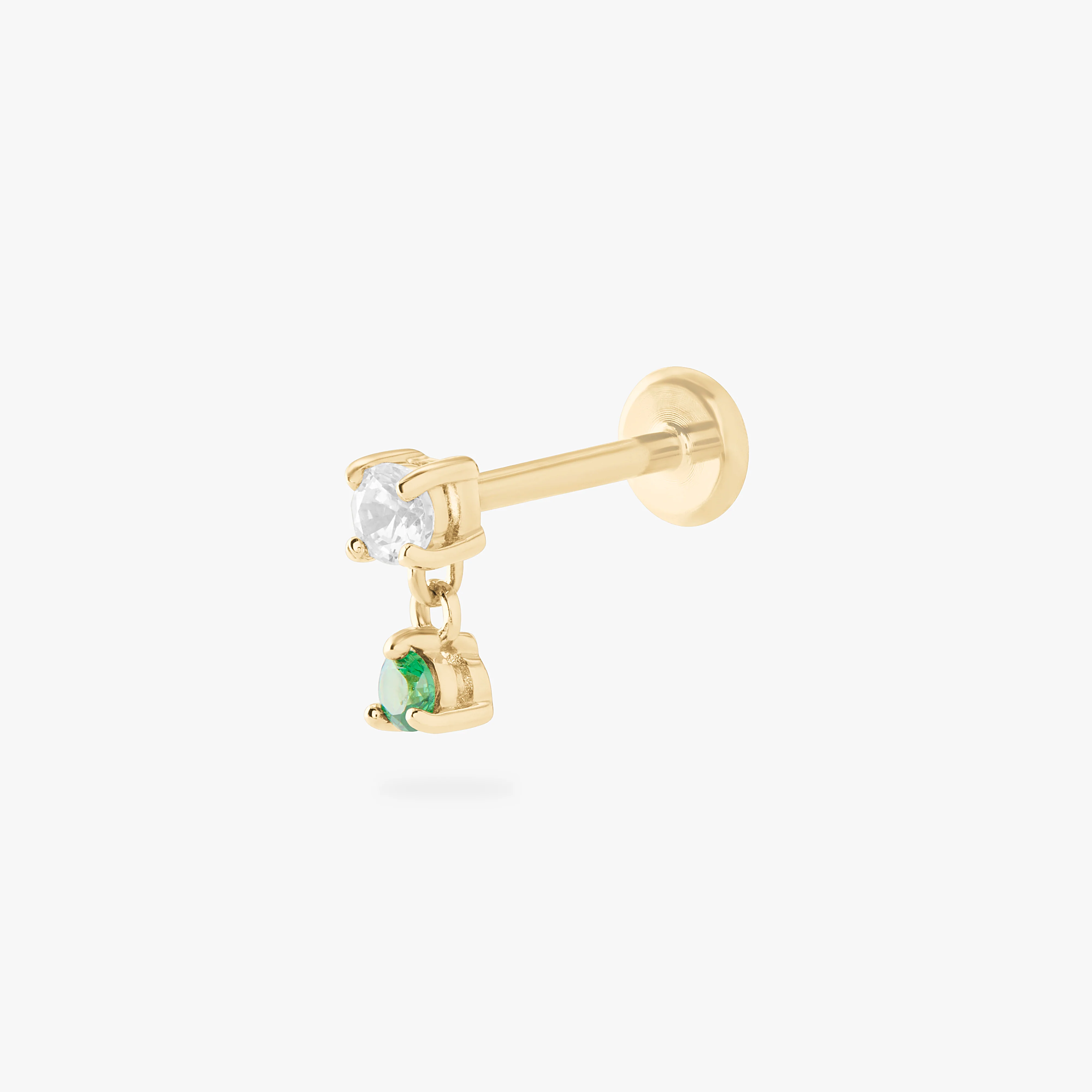 349-14k-cz-dangle-flatback-7.webp 14K CZ Dangle Flatback