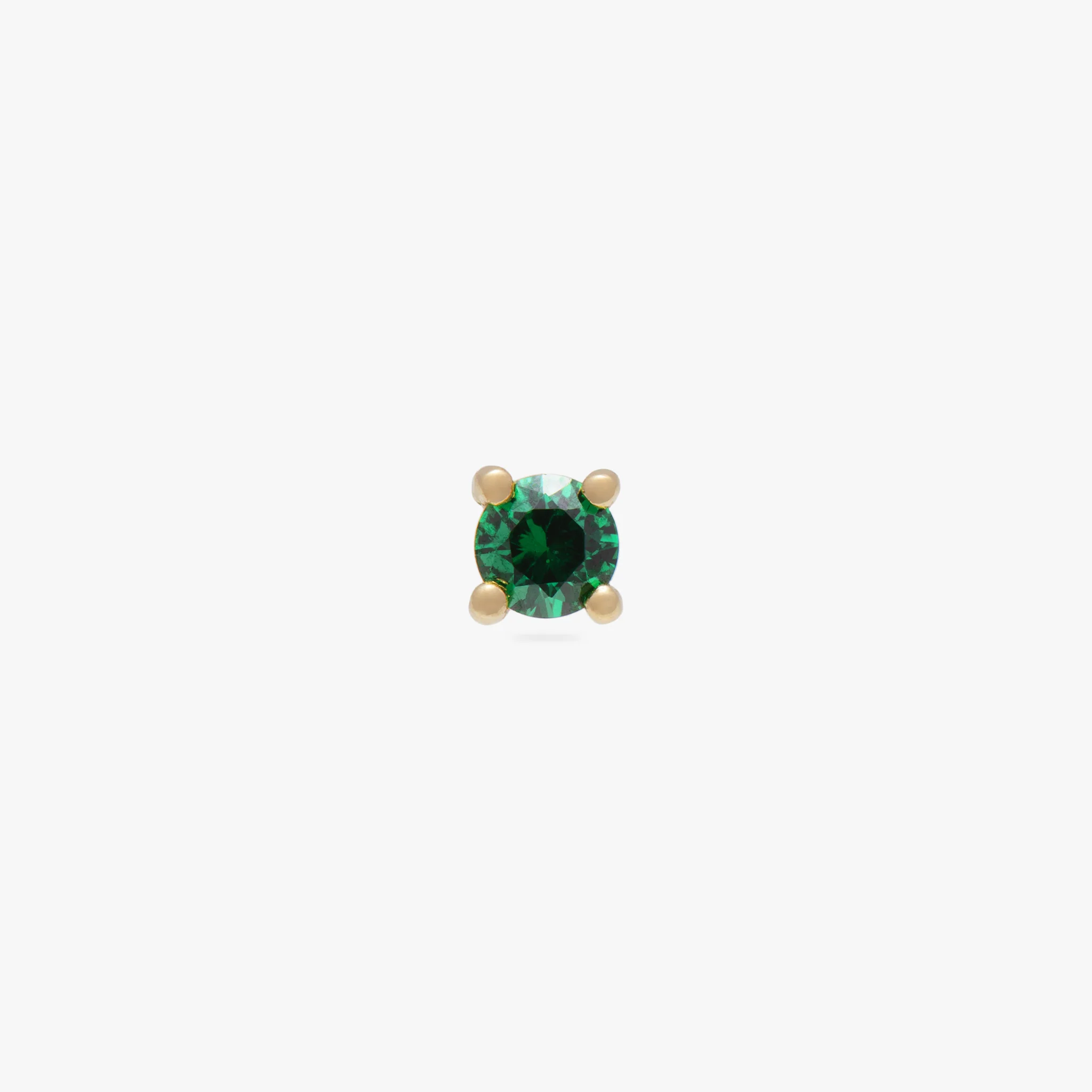 14K CZ 2.5mm