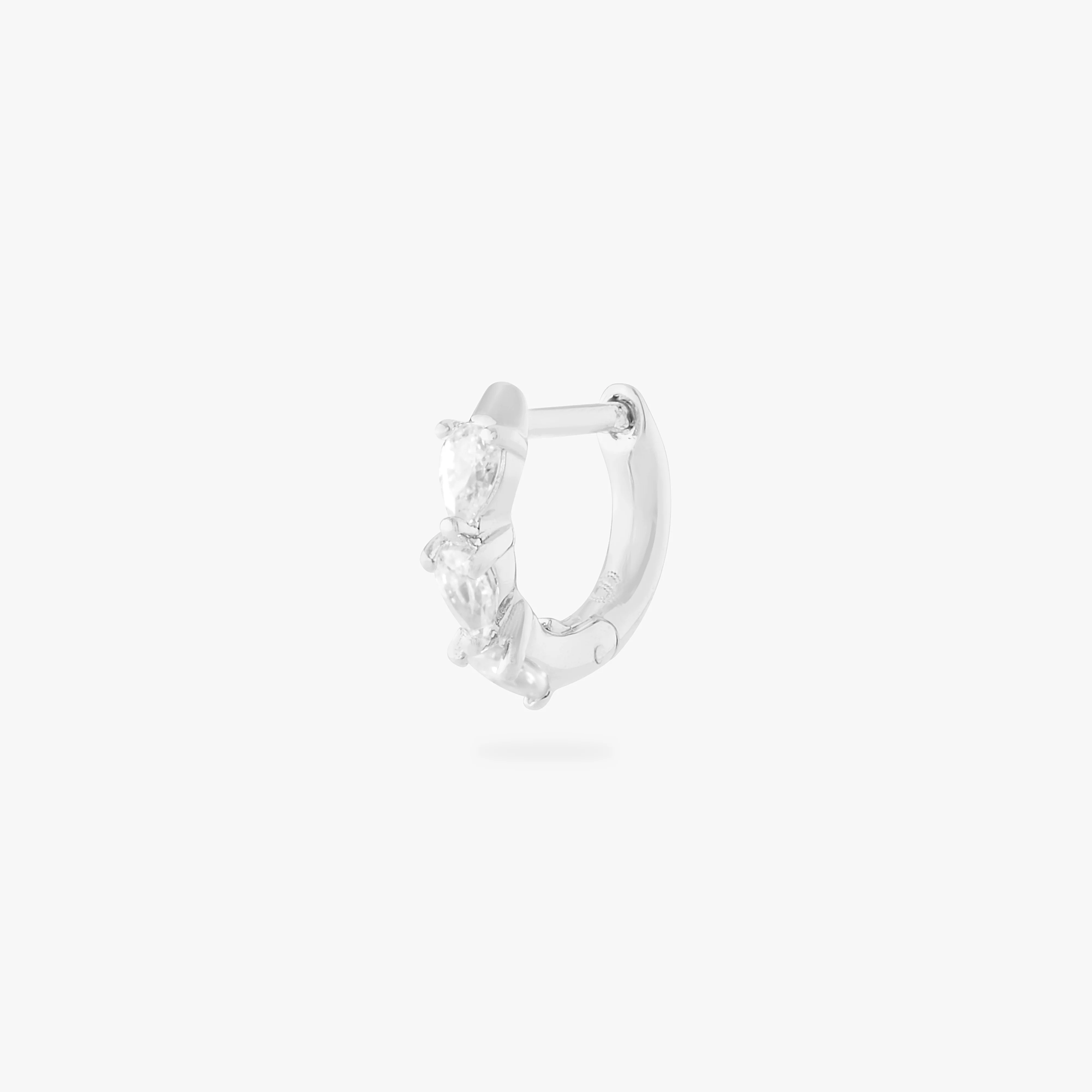 487-micro-pave-pear-huggie-5.webp Micro Pave Pear Huggie