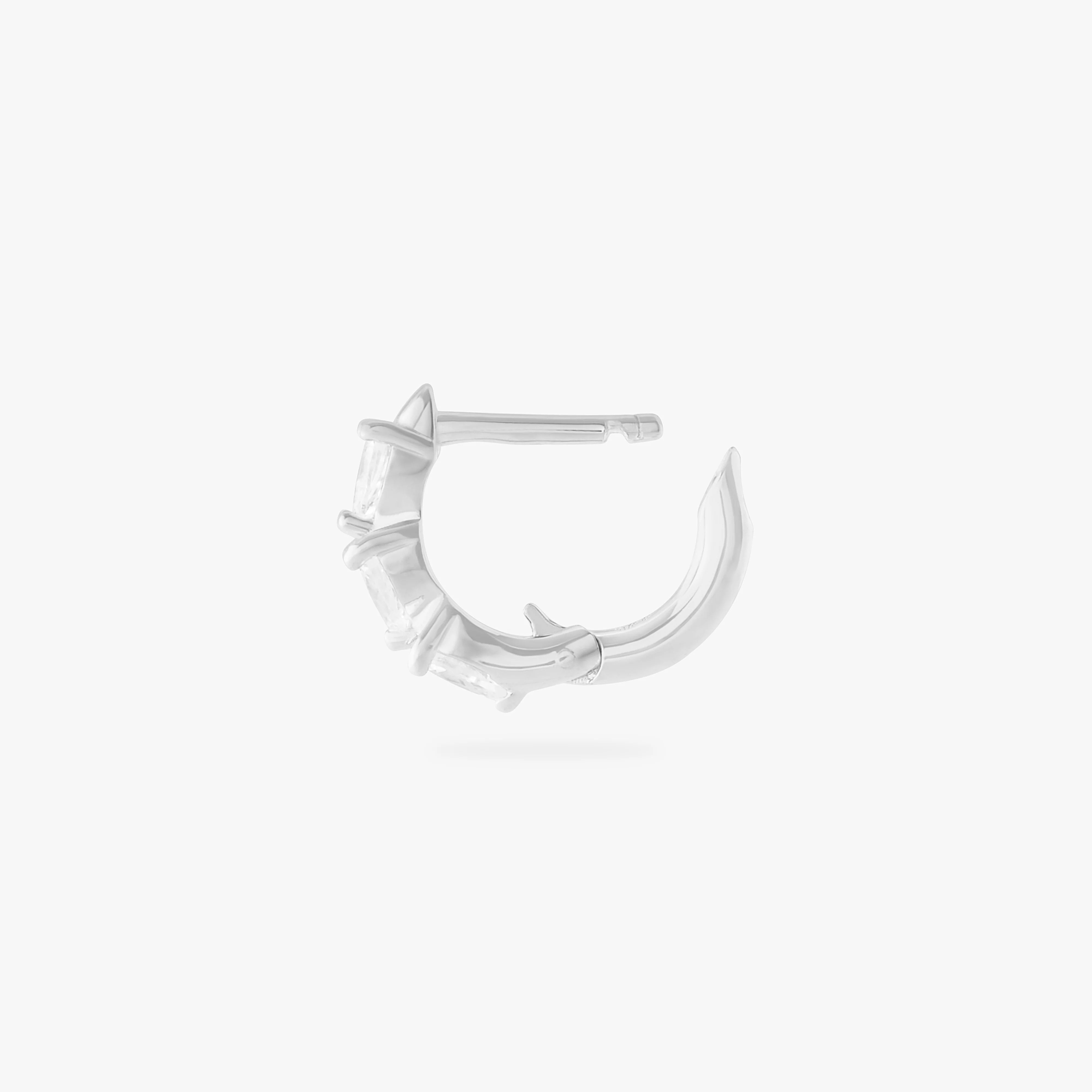 487-micro-pave-pear-huggie-7.webp Micro Pave Pear Huggie