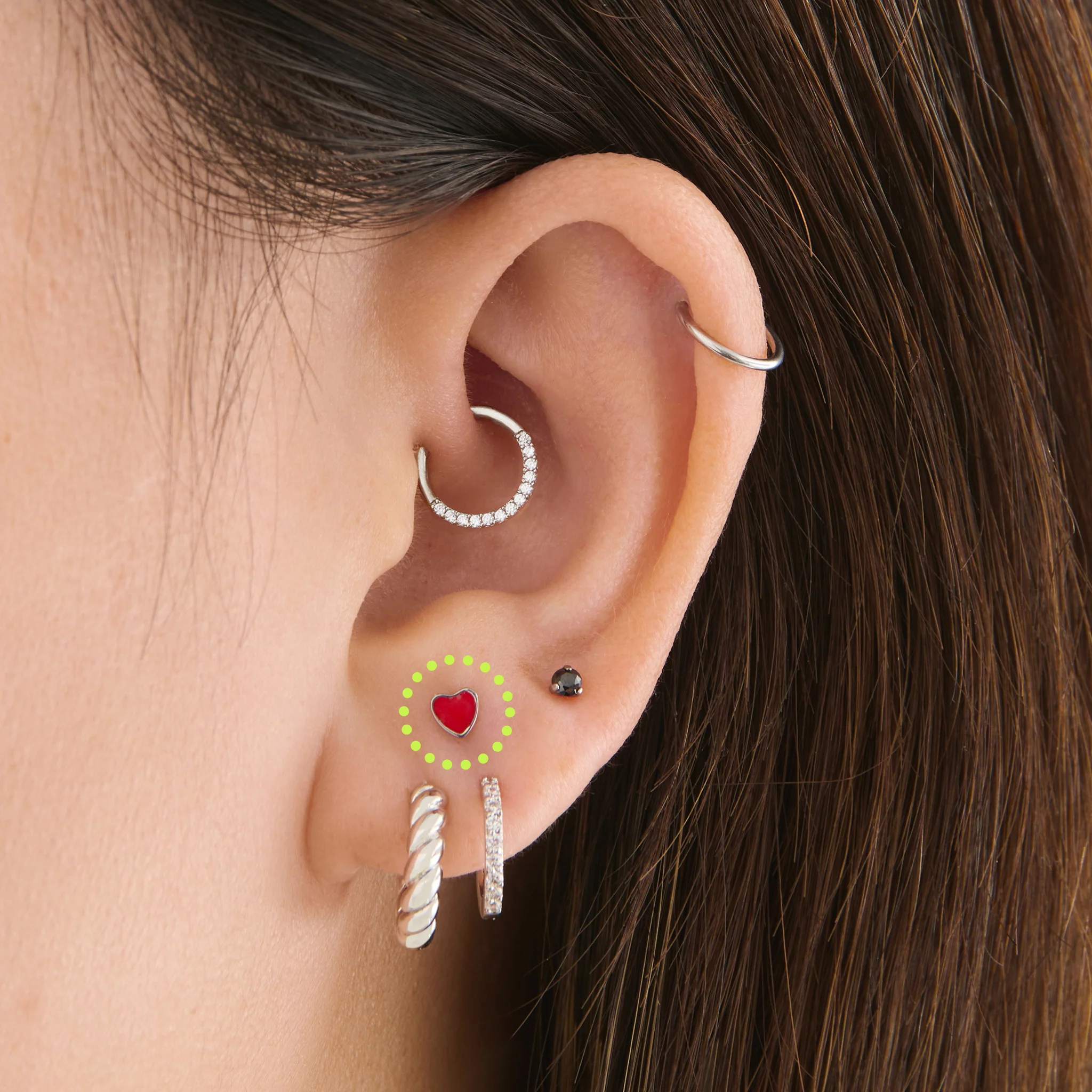 521-titanium-enamel-heart-flatback-2.webp Titanium Enamel Heart Flatback