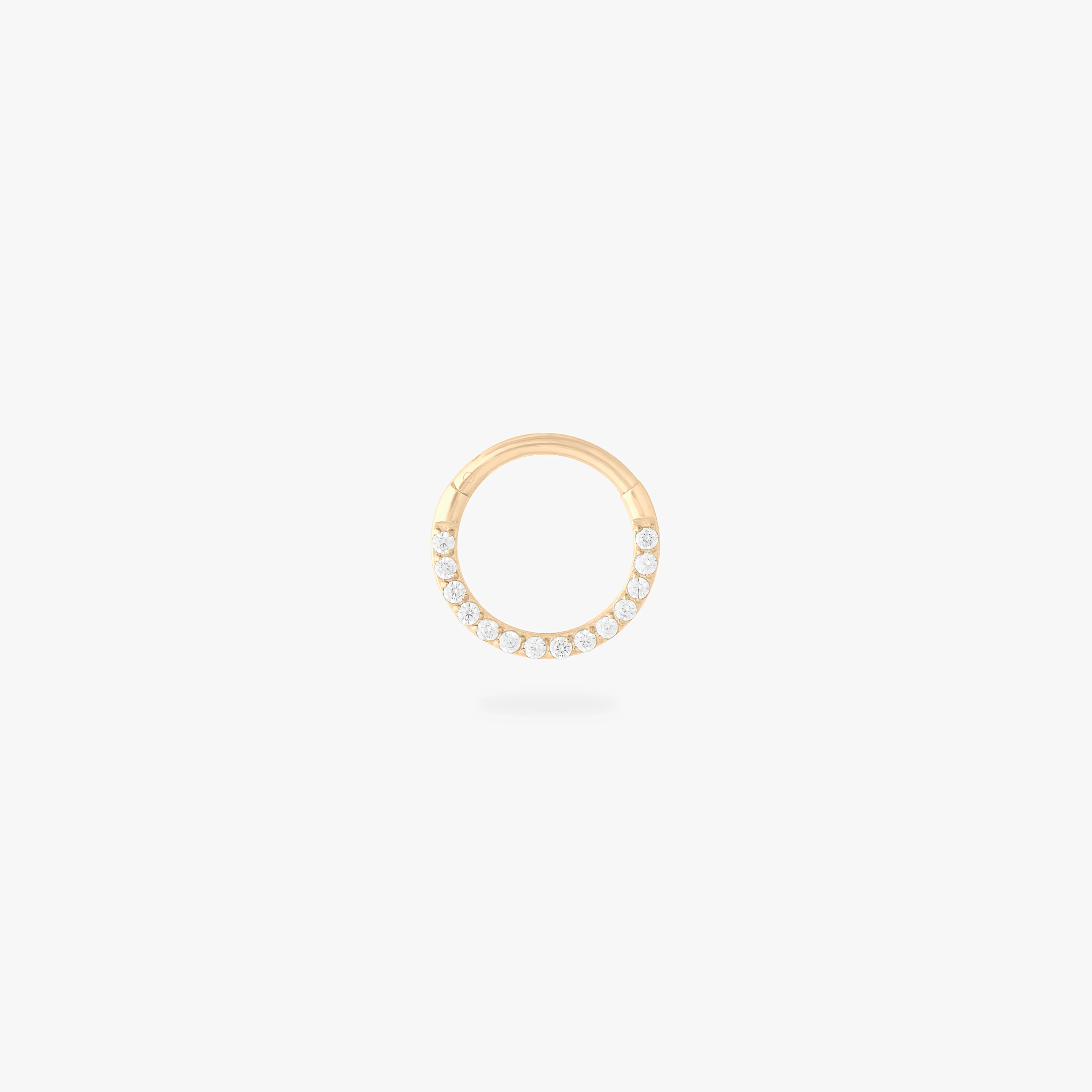 8mm Front Set Pave Clicker
