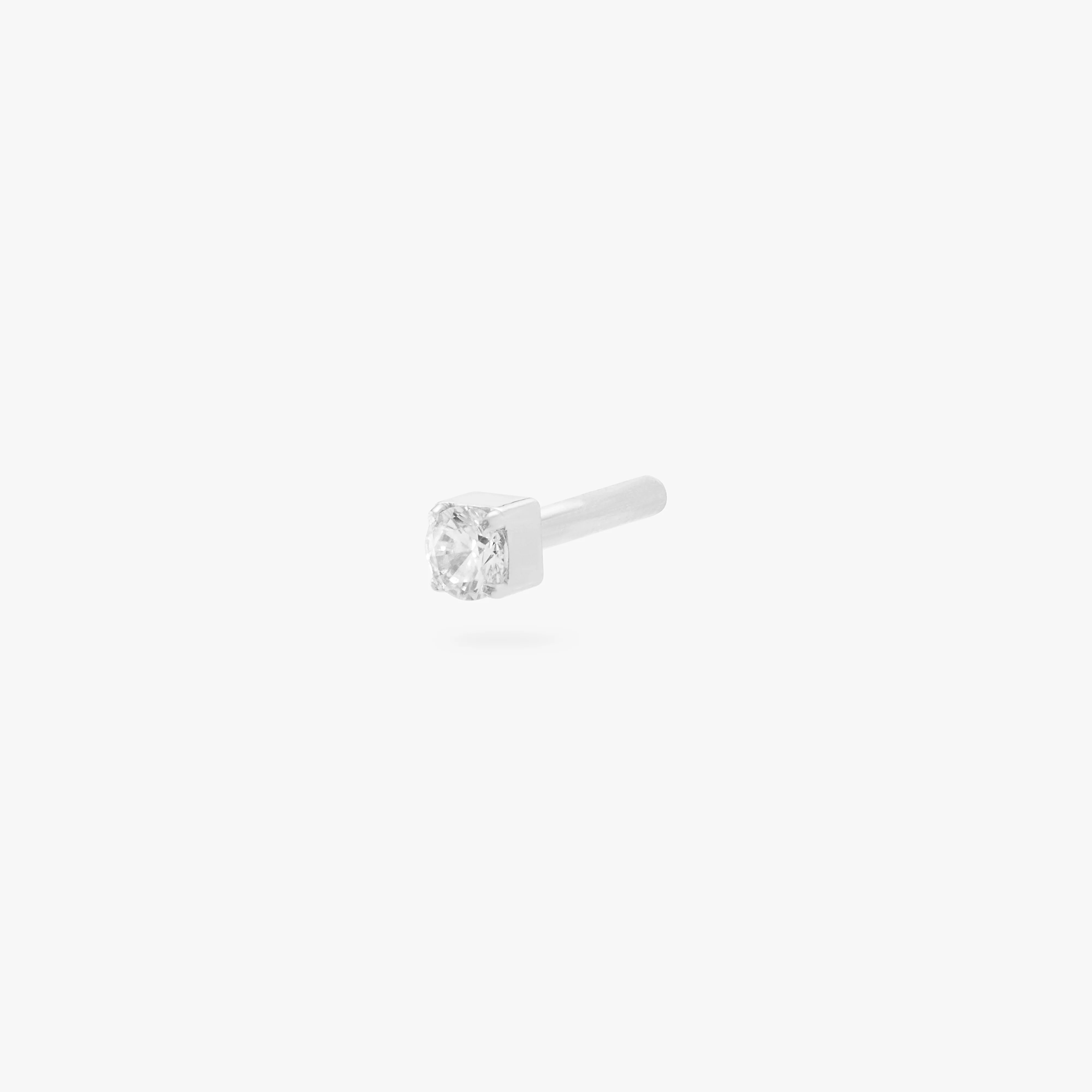 556-silver-mini-cz-flatback-post-2.webp Silver Mini CZ Flatback Post