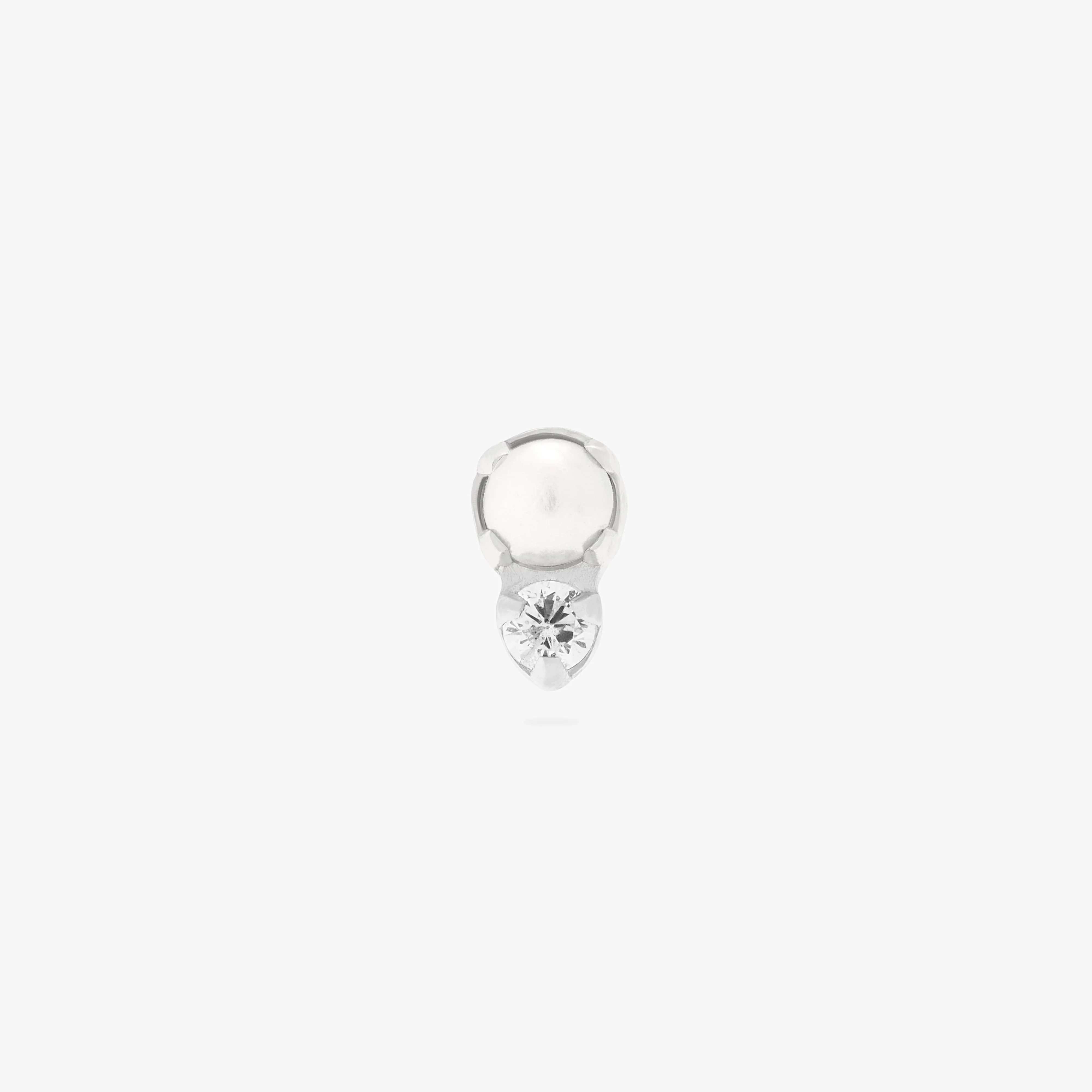 571-stacked-cz-pearl-flatback-stud-10.webp Stacked CZ Pearl Flatback Stud