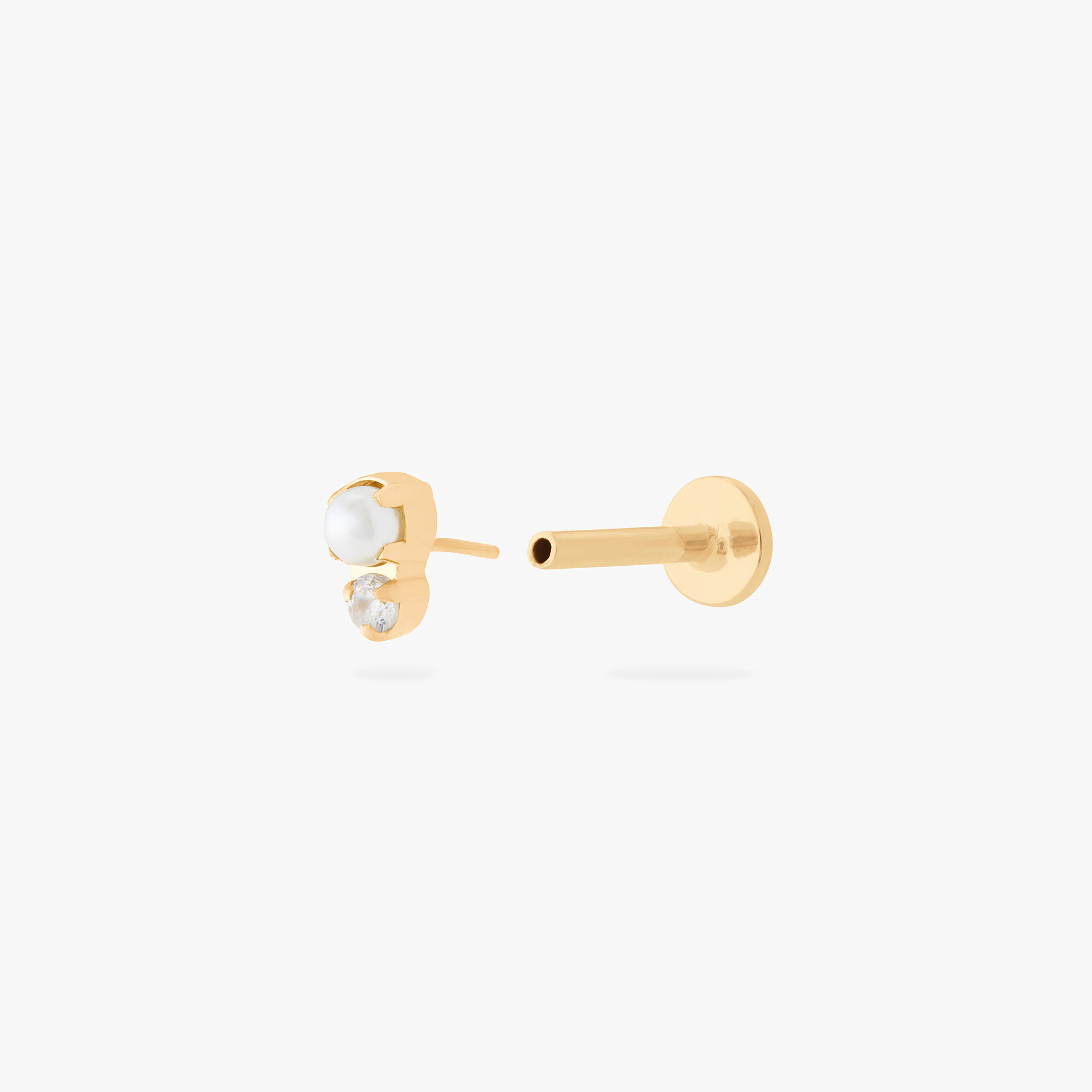 571-stacked-cz-pearl-flatback-stud-3.webp Stacked CZ Pearl Flatback Stud