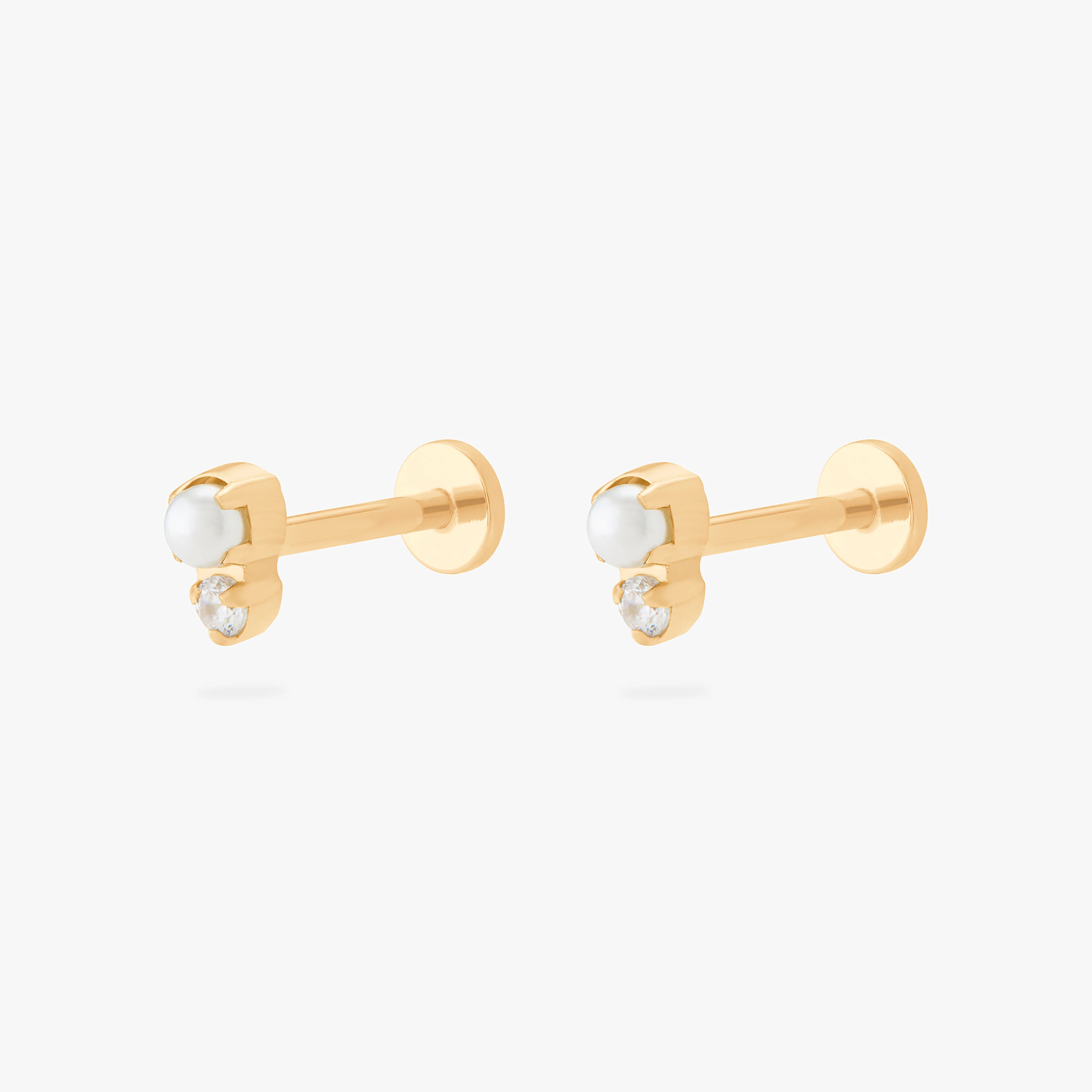 571-stacked-cz-pearl-flatback-stud-6.webp Stacked CZ Pearl Flatback Stud
