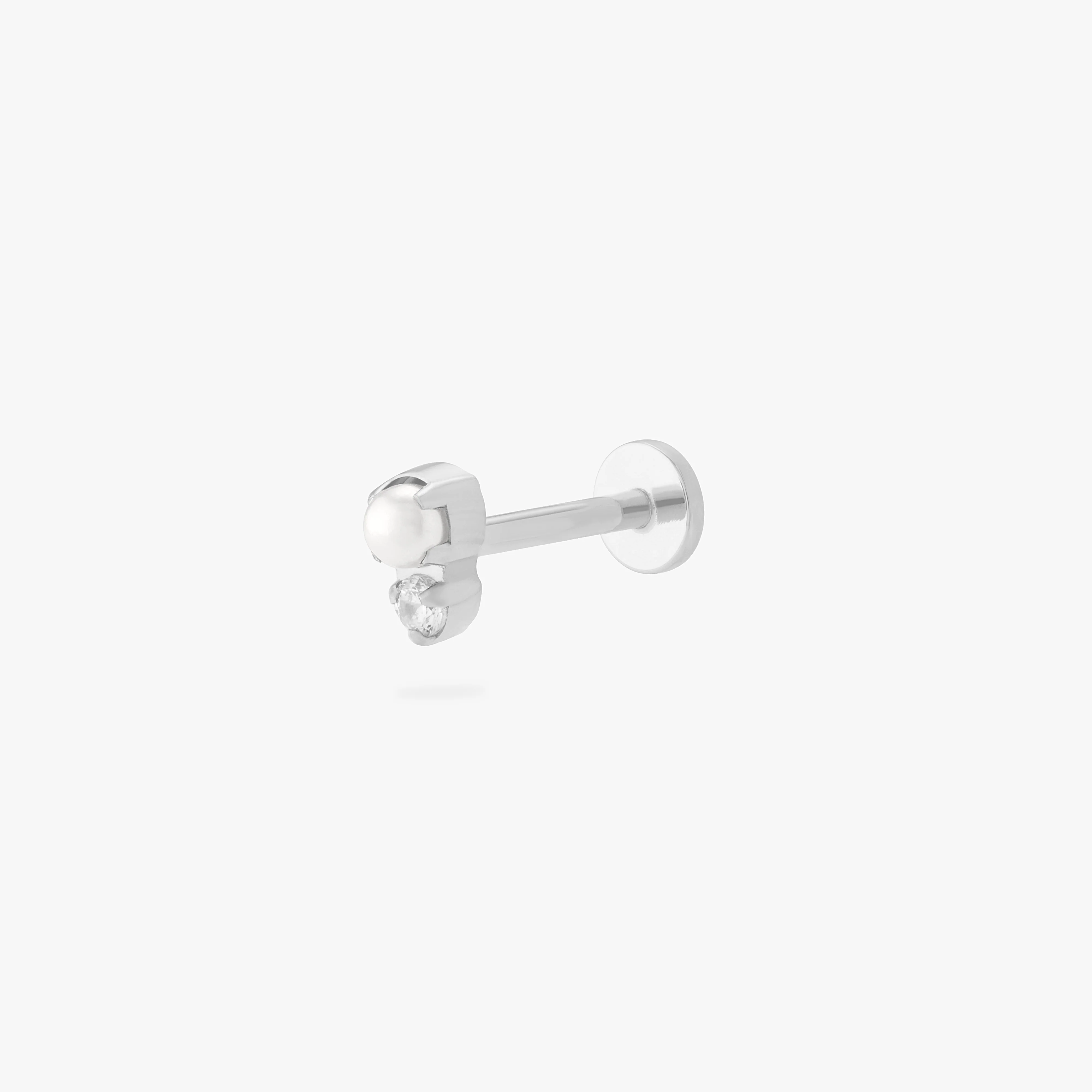 571-stacked-cz-pearl-flatback-stud-7.webp Stacked CZ Pearl Flatback Stud