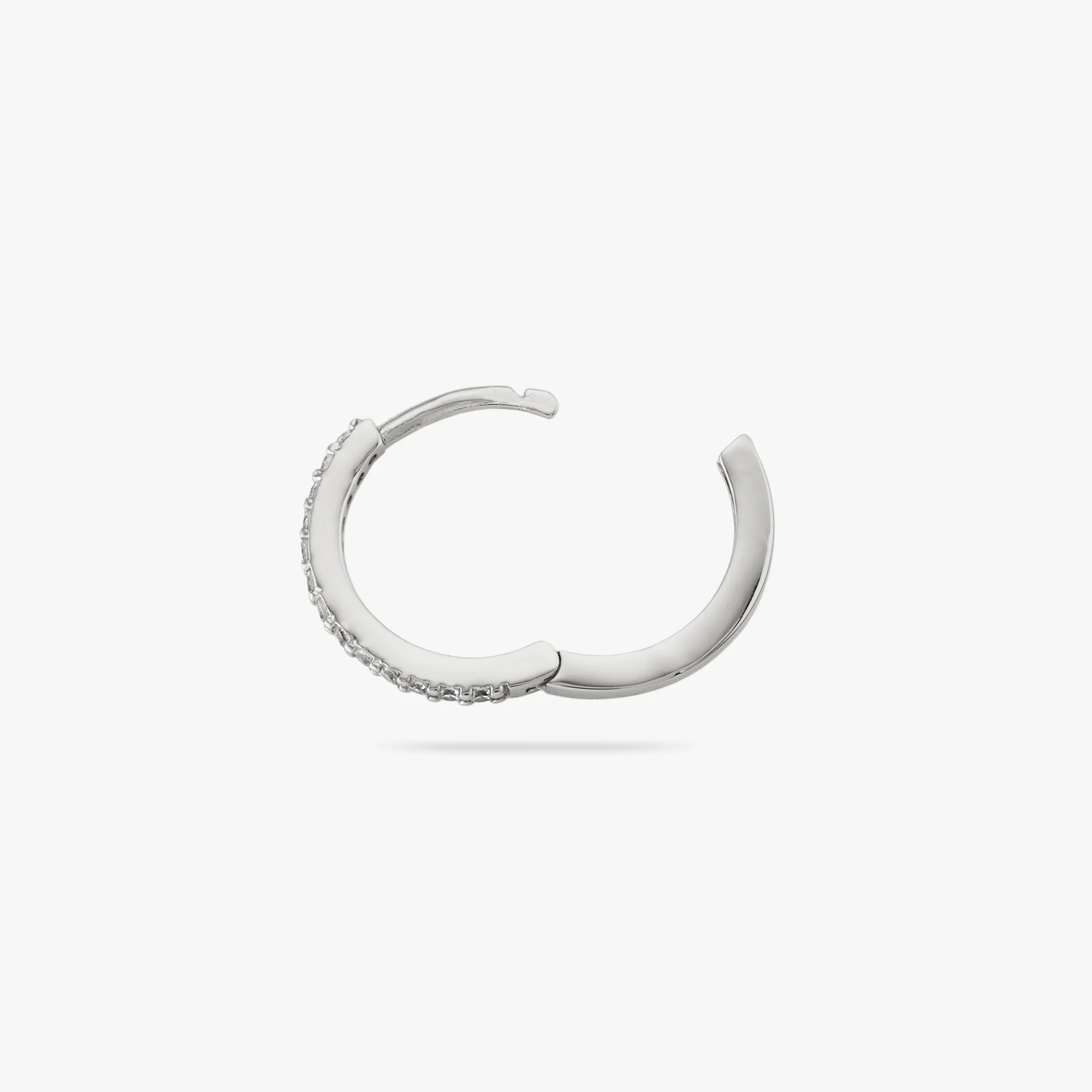 Small Pave Hoop