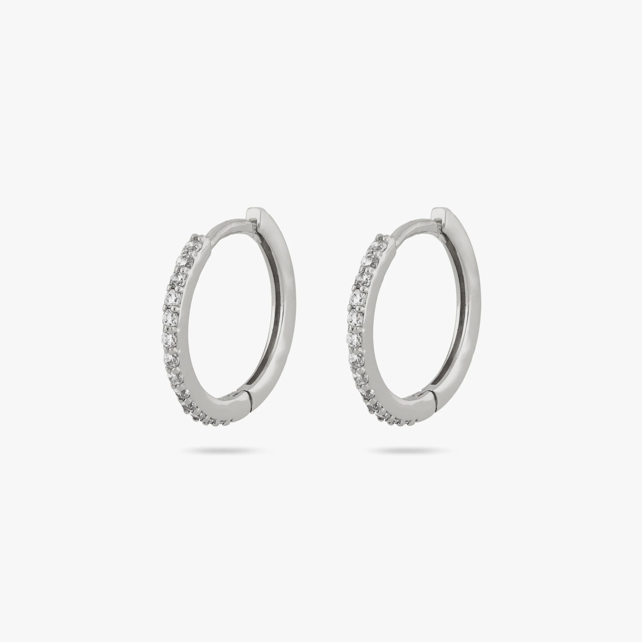 Small Pave Hoop