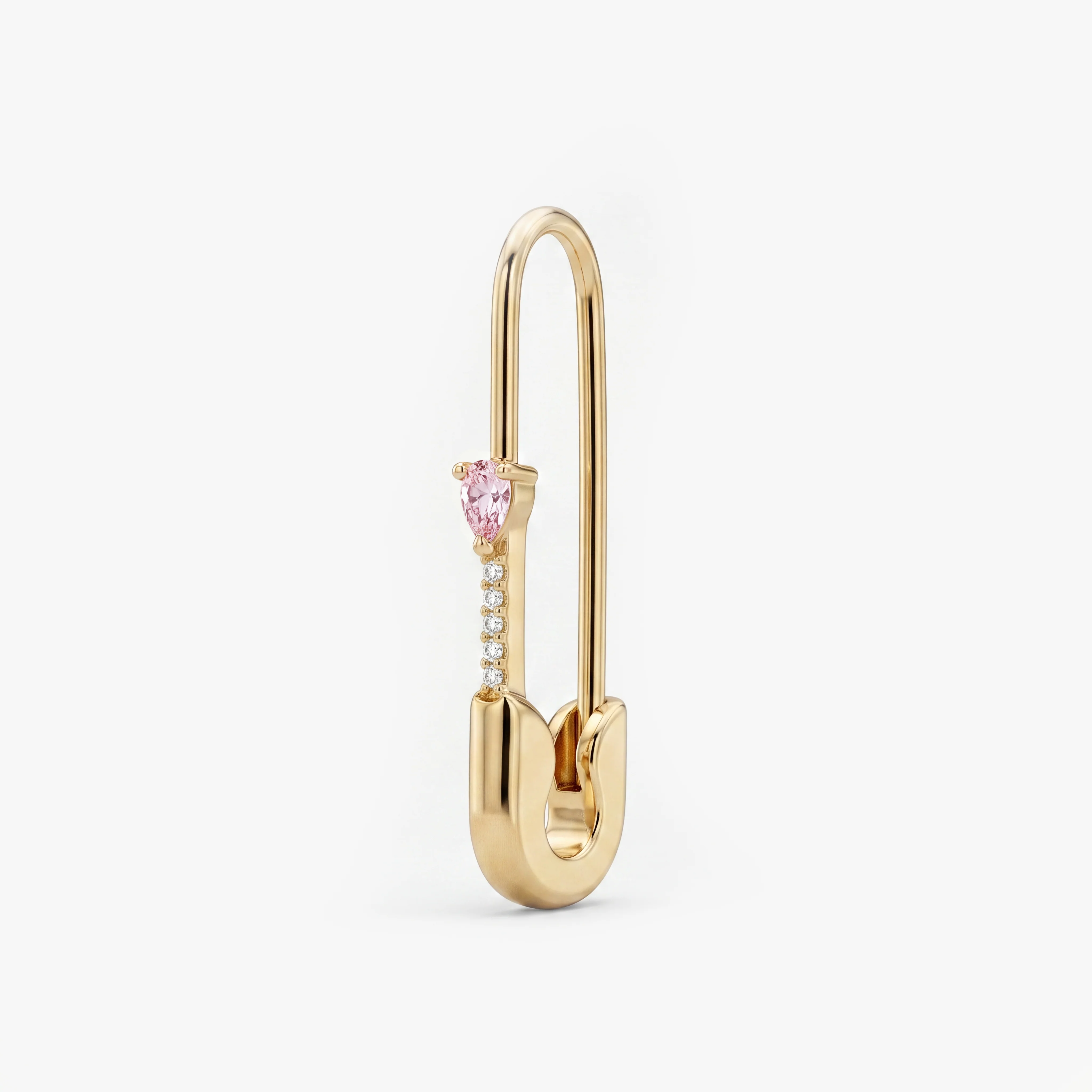 Pave Pear Safety Pin