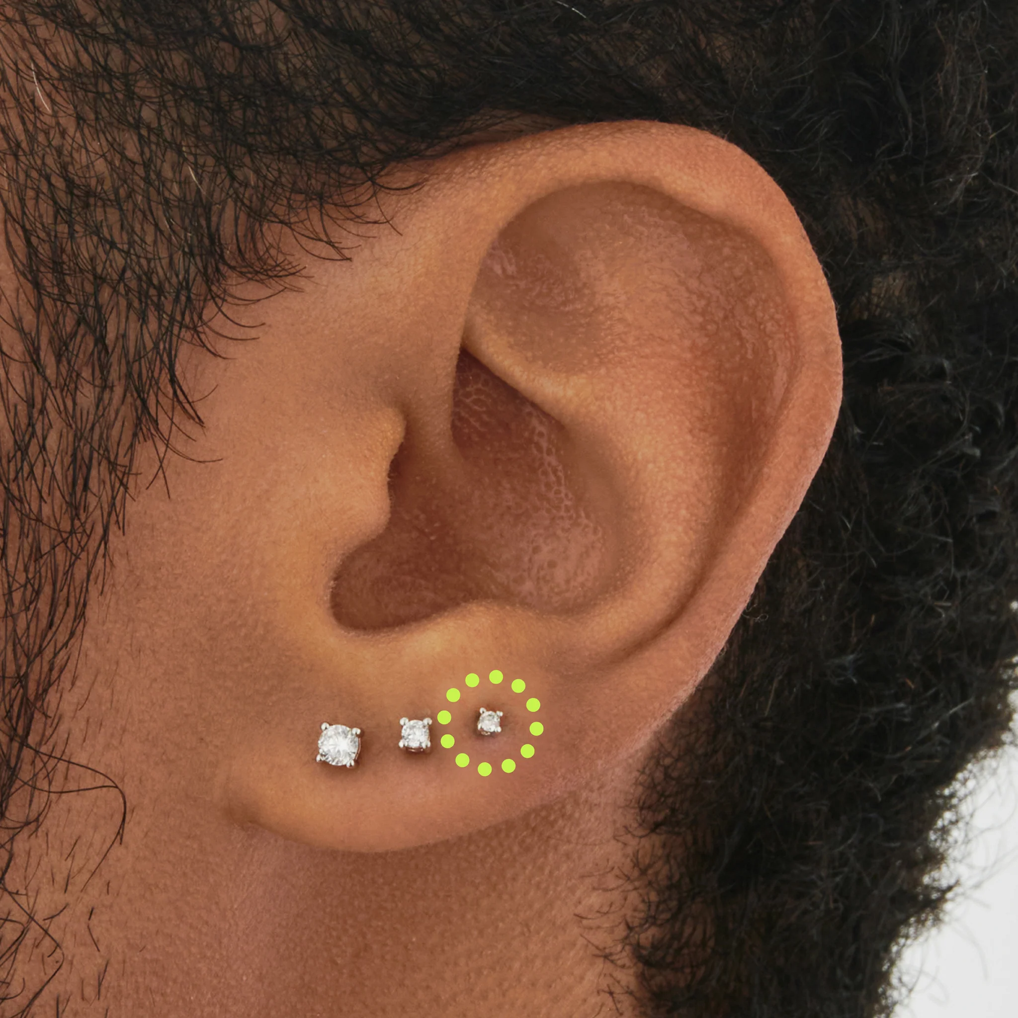 Micro CZ Stud